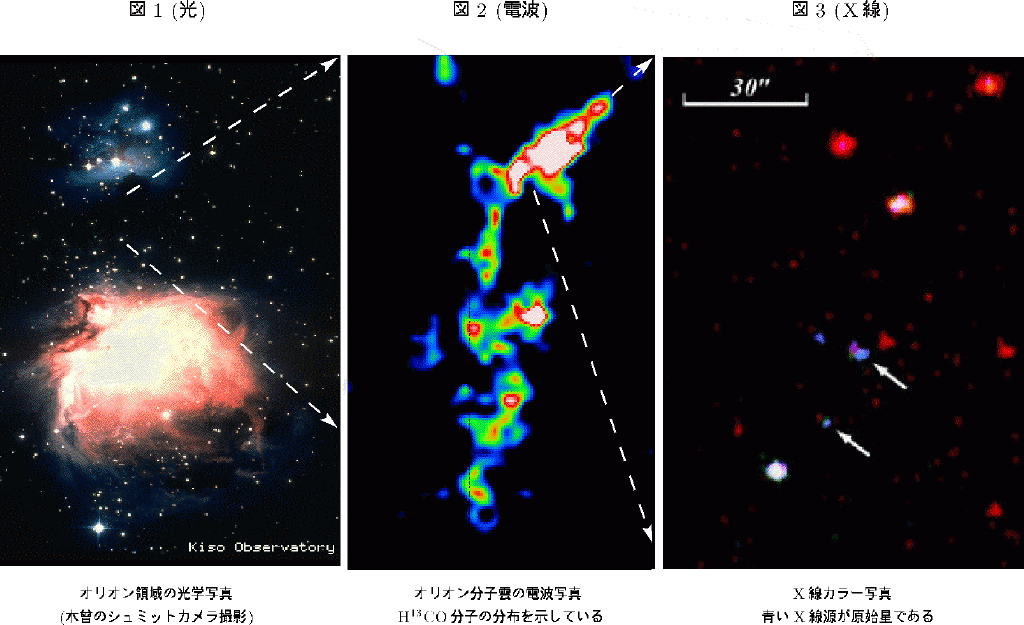 星の誕生を告げる青いX線